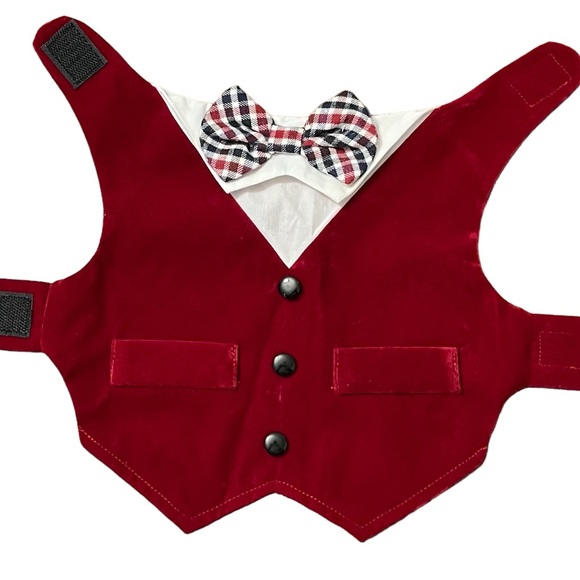 Pet Dog vest with tie - Picture 2 of 5